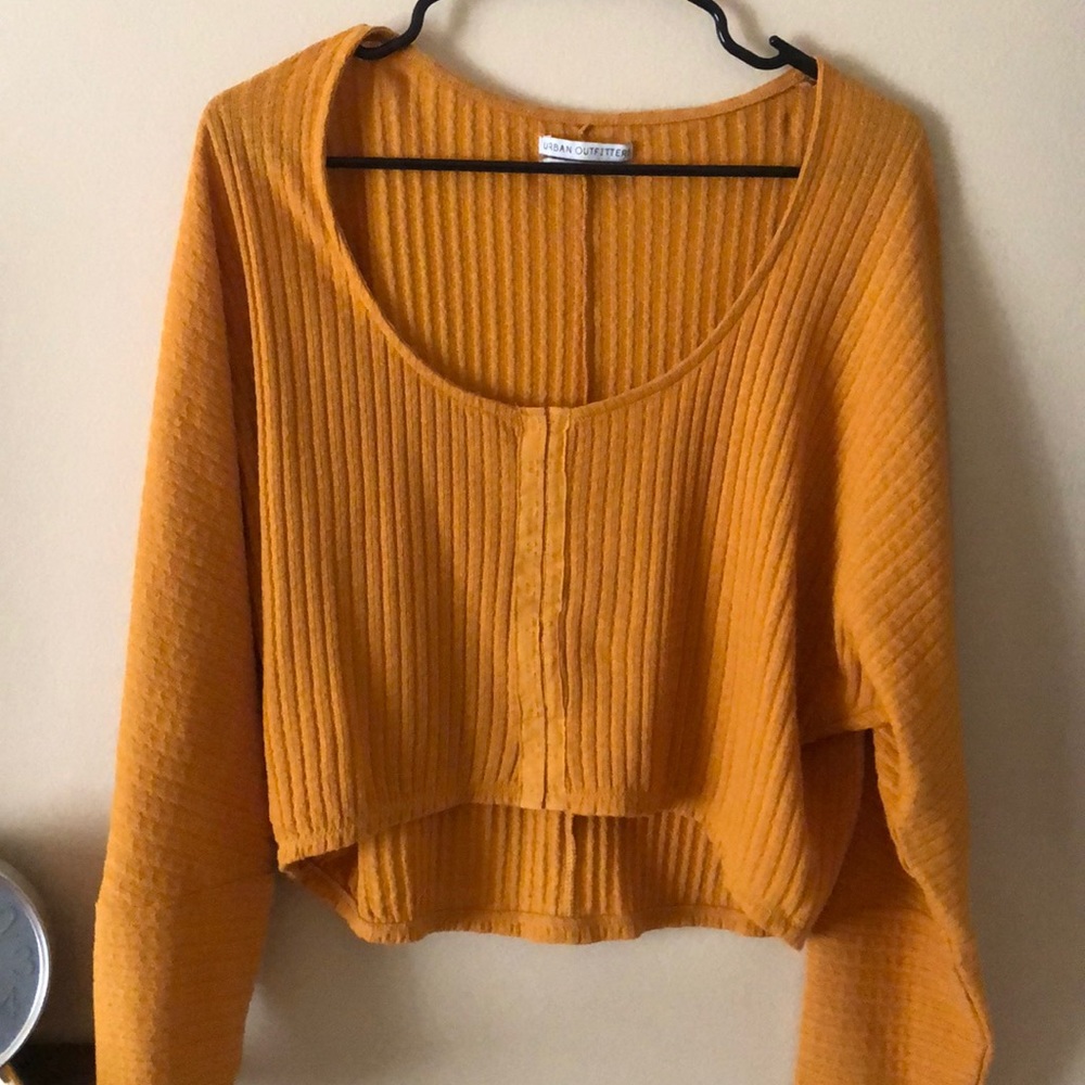 Urban outfitter Mustard crop top